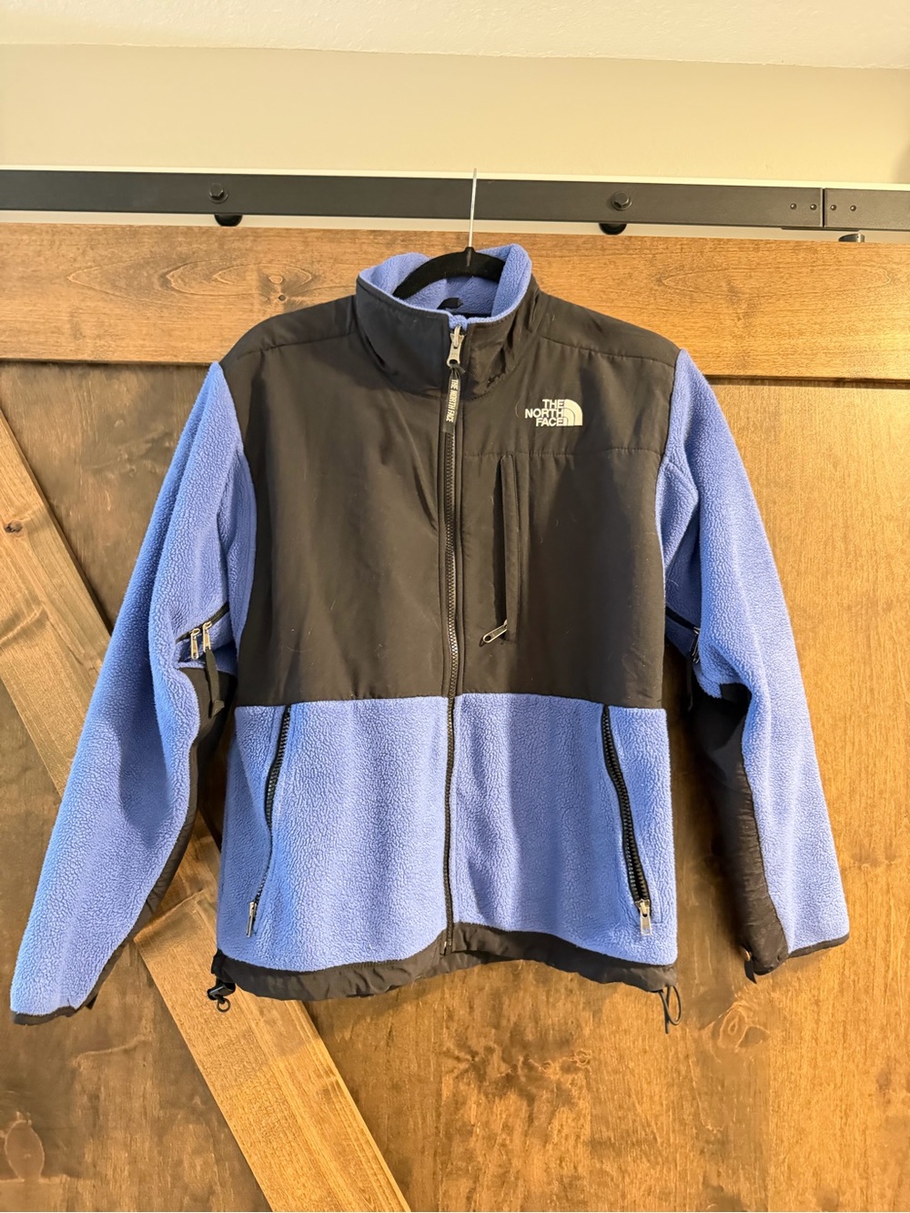 The North Face Women’s Denali Fleece Jacket Black & Periwinkle Size Small